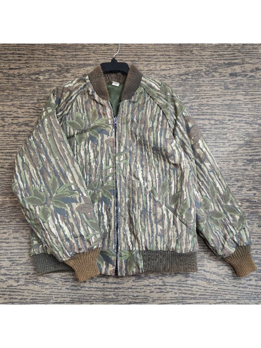 Vintage Realtree Camo Double Sided Jacket Men's Size Large Hunting Outdoors